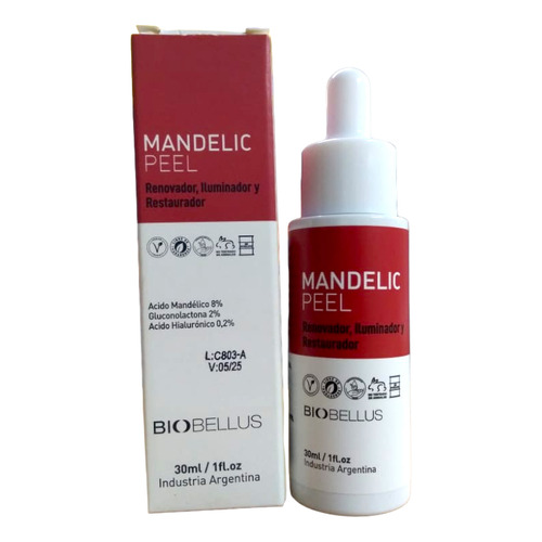 Mandelic Peel Renovador Celular - Biobellus 30ml Tipo De Piel Todo Tipo