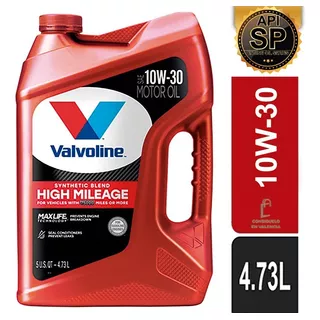 Aceite De Motor Valvoline 10w-30 Semi-sintetico 4,73l,api Sp
