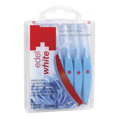 Kit Escova Interdental Edel White - Azul - 18 Unidades