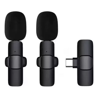 Microfono Inalambrico K9 De Solapa Dual Para Celulares