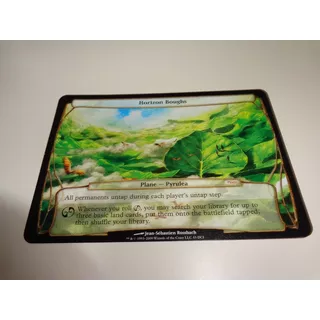 Magic Tcg Card Horizon Boughs Planechase Card 8,5 X 12,5