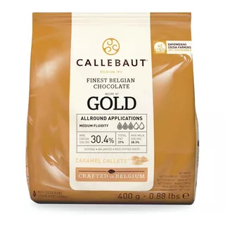 Chocolate Belga Gold Callets 30,4% Caramelo Callebaut 400g