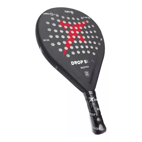 Pala de pádel Drop Shot color negro/rojo | MercadoLibre