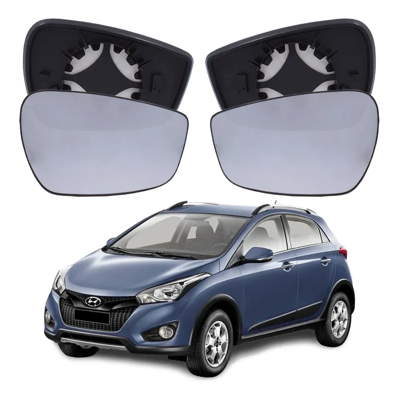 Par Lentes Retrovisor Hb20x 1.6 2012 A 2015