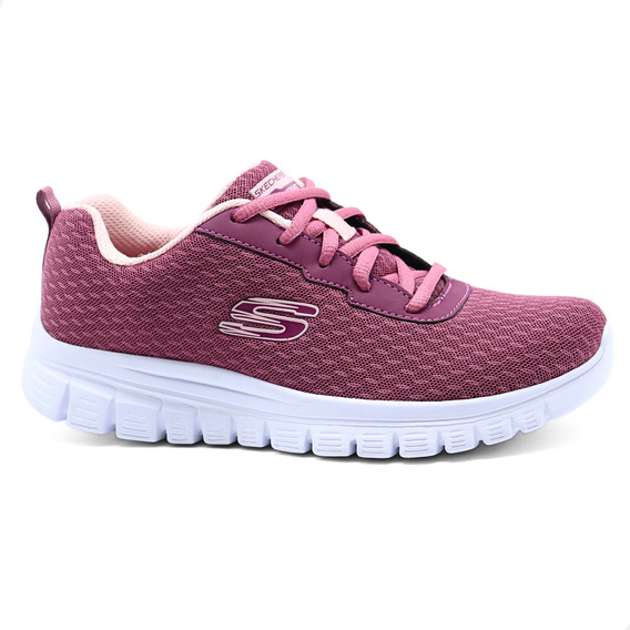 Tenis Skechers Para Mujer Fitness Anatómico Memory Foam