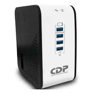 Regulador Cdp R2cu-avr1008 1000va 8 Contactos  Color Blanco