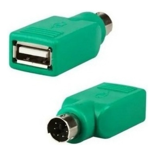 Adaptador Cable Para Teclado O Mouse Ps/2 A Usb Color Verde