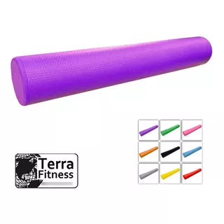 Rolo Massagem Liberação Miofascial 90cm X 15cm - Texturizado Cor Violeta