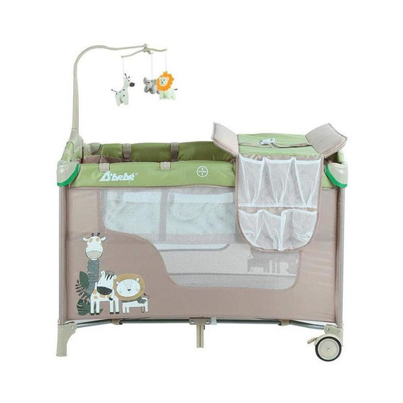 Corral Cuna Dreams Plegable Viajera Cambiador Baby Buggy Color Beige Color Del Armazón Beige