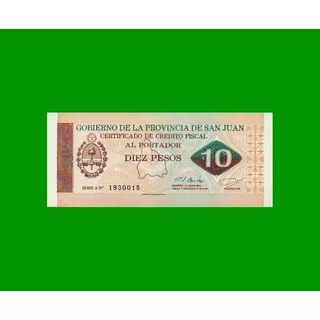 Bono San Juan $10,00 E C 426, Año 1995 Estado Sin Circular.-