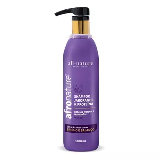 Shampoo De Jaborandi E Proteínas 1000ml  All Nature Com Pump