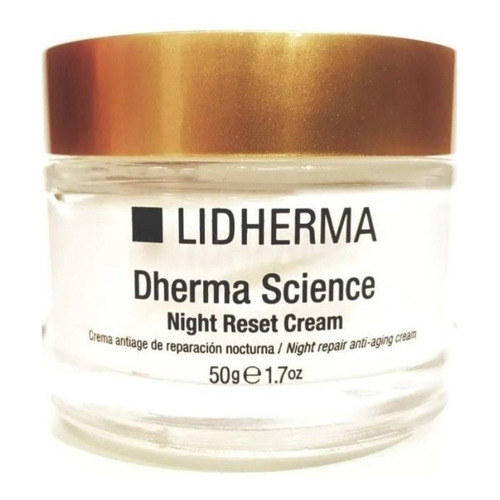 Dherma Science Night Reset Crema Lidherma Pieles Estresadas Tipo de piel Todo tipo