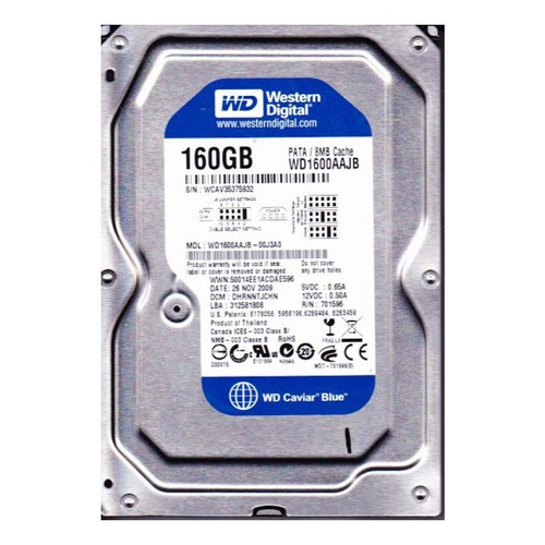 Disco duro interno Western Digital WD Caviar Blue WD1600AAJB 160GB