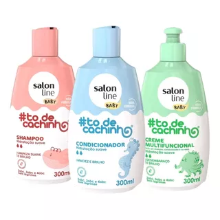 Kit Salon Line Todecachinho Multy Baby Shampoo Cond Creme