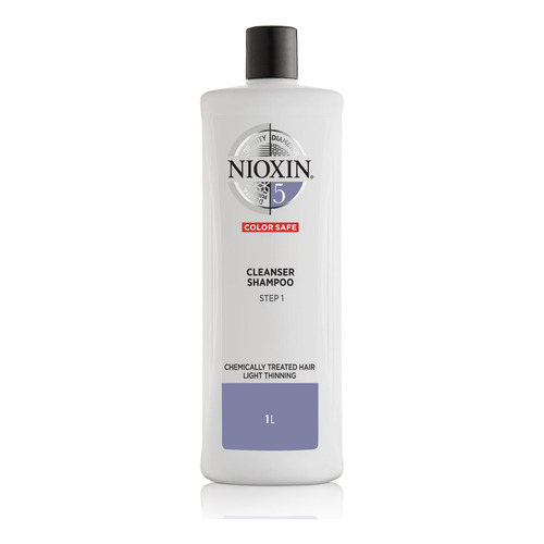  Nioxin 5 Cleanser Shampoo Anticaida 1000ml Tratado Quimicos