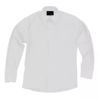 Camisa De Vestir Para Adulto Blanca 34 A 42