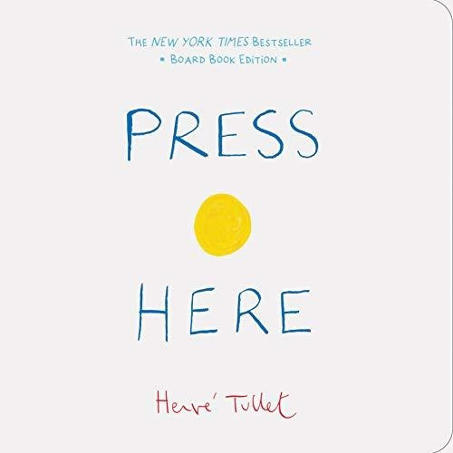 Book : Press Here (baby Board Book, Learning To Read Book,..