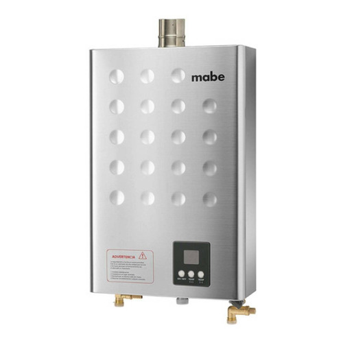 Calentador de agua a gas GN Mabe CPGM1630BN gris 110V