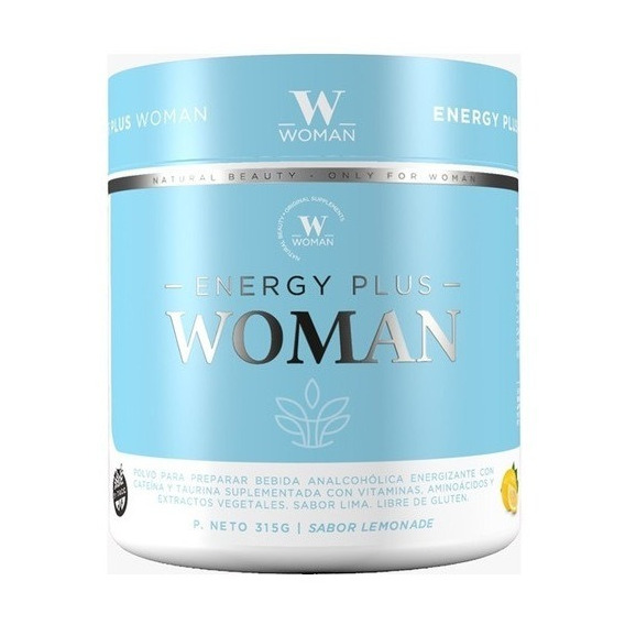 Pre Entreno Woman Energy Plus X 315g Sabor Limonada