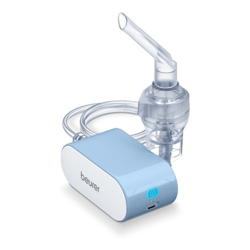 Nebulizador Inhalador Portátil Compacto Usb Beurer Ih 60 Color Blanco y Azul