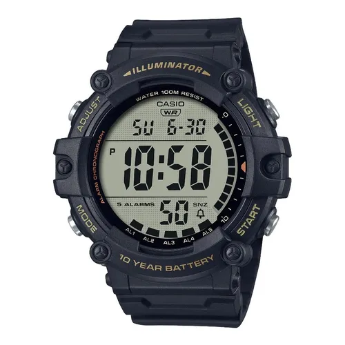 Casio youth grey dial men's shop watch