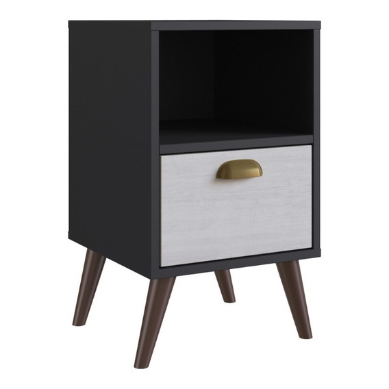 Mesa De Luz Living Dormitorio Mesita 1 Cajon Auxiliar