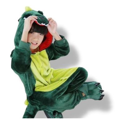 Kigurumi Pijama Dinosaurio Mameluco Niños Para Disfraz