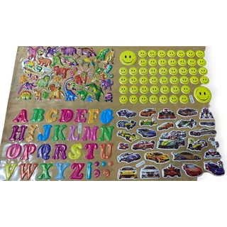 200 Pegatinas Adhesivo Decorativas De Stickers 3d Niños
