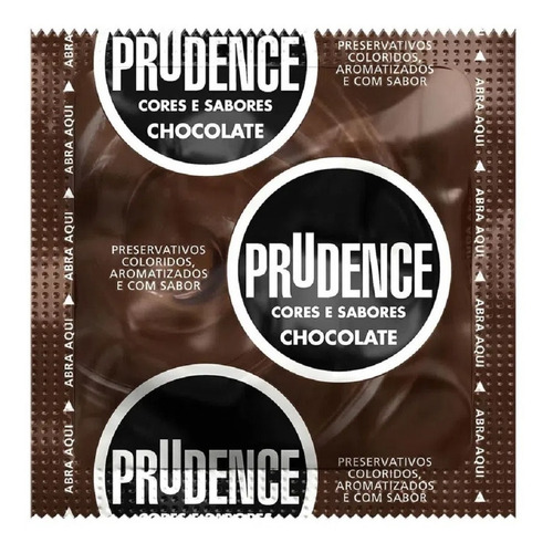 Paquete 100 Piezas Condones Prudence Sabor Chocolate