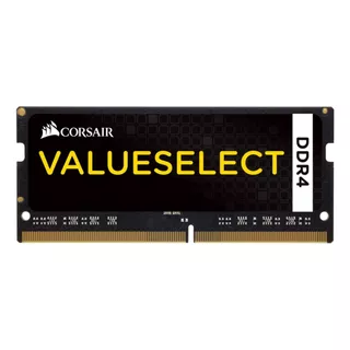 Memoria Ram Value Select Gamer Color Negro 4gb 1 Corsair Cmso4gx4m1a2133c15