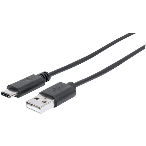 Cable Usb Tipo-c Manhattan, Cm-am 1.0m Negro 353298