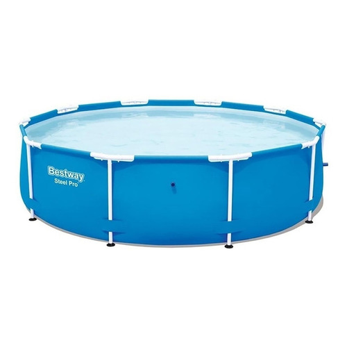 Pileta estructural redonda Bestway 56677 con capacidad de 4678 litros de 3.05m de diámetro  azul