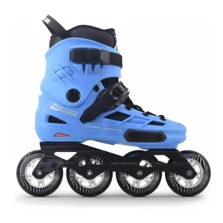 Patins Inline Hondar Skull Profissional Urban Azul.