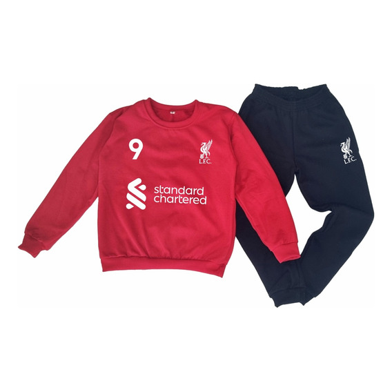 Conjunto Deportivo Niños Buzo Y Pantalon Liverpool Darwin