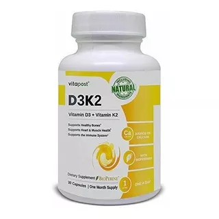 | D3k2 Combine Los Poderes De La Vitamina D3 Y La Vitamina