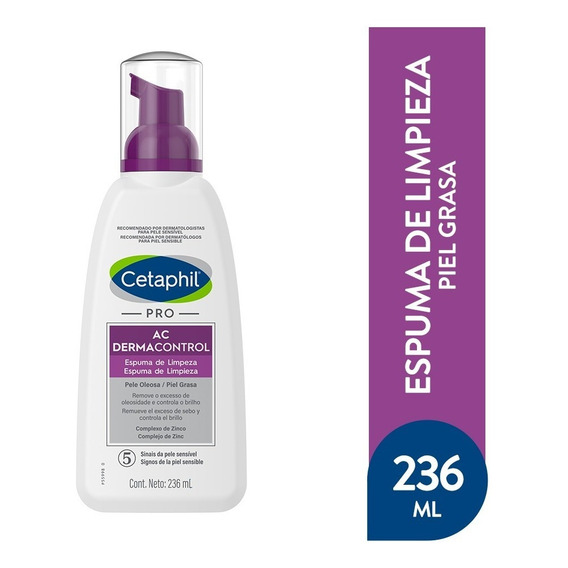 Cetaphil Dermacontrol Espuma Limpieza X 236ml