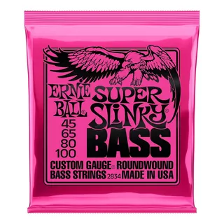 Cuerdas De Bajo 4 Cuerdas Ernie Ball Super Slinky Bass 2834
