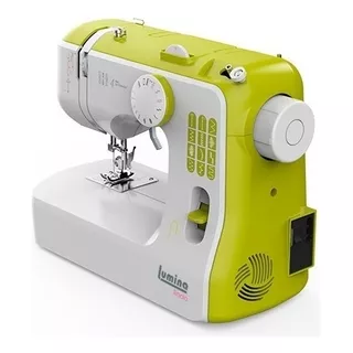 Máquina De Coser Recta Lumina Linda Portable Verde 220v