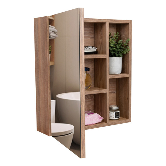 Gabinete De Baño Labelle Rta 79,7 X 45 X 12,5 Coñac Color Del Mueble Chocolate