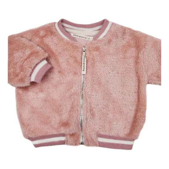 Campera New Bomber Mini Anima Abrigo Bebe Kids Rosa