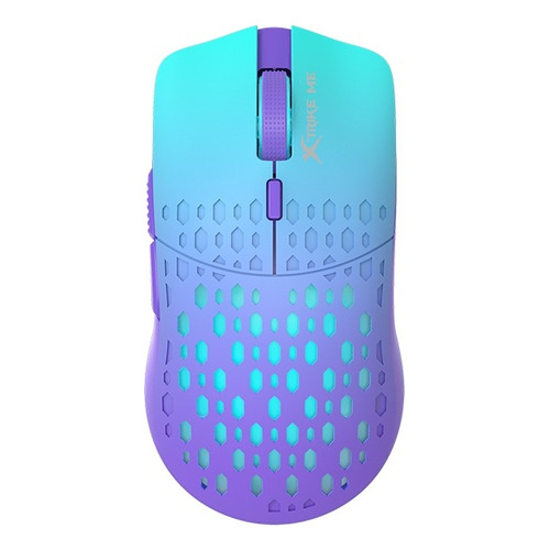 Mouse Gamer Bluetooth Inalambrico Xtrike Me Recargable Color Azul