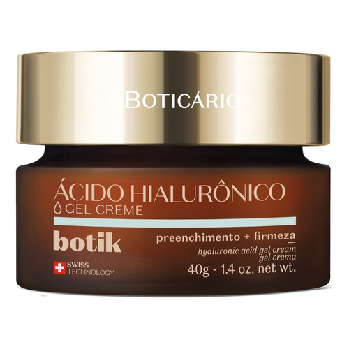 Crema facial reafirmante con ácido hialurónico Botik, 40 g, tiempo de aplicación: día/noche, tipo de piel mixta