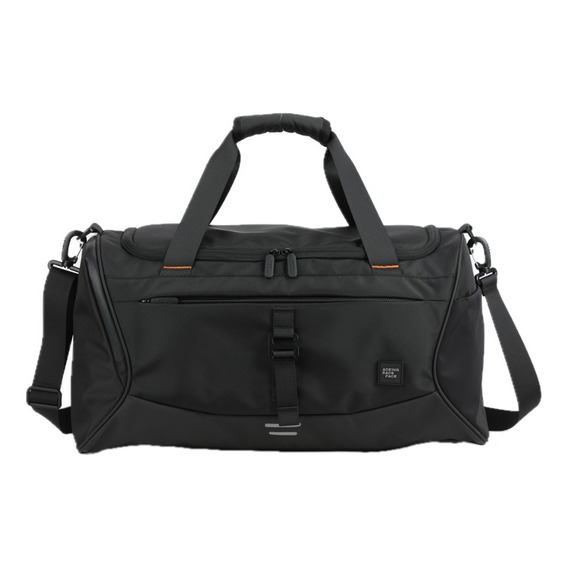 Bolso Viaje Deportivo Aoking Xw2211 Color Negro Liso