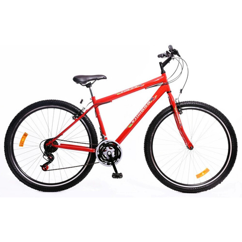 Mountain bike Kuwara B83875 R29 21v frenos v-brakes cambios Sun Run color rojo  