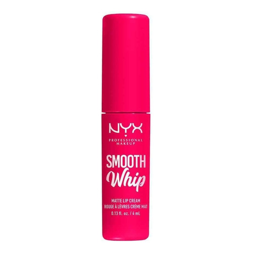 Labial Nyx Smooth Whip Matte Cream Color Pillow Fight 4 Ml Acabado Mate