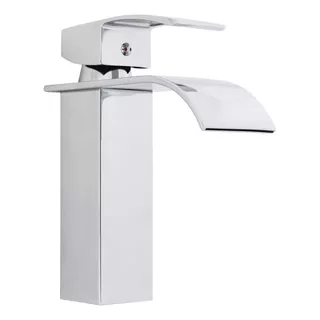 Torneira Banheiro Monocomando Quadrada Cascata Luxo Premium