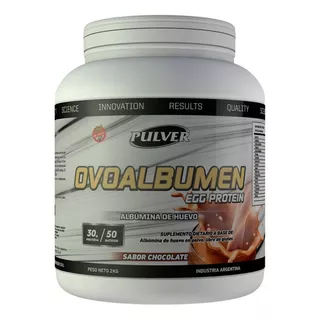 Ovoalbumen 2 Kg Pulver Proteína De Huevo Sin Tacc Sabor Chocolate