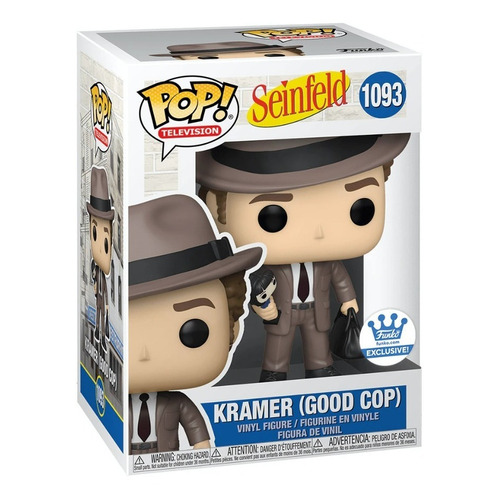 Funko Pop! Seinfeld Kramer (good Cop) #1093 Fs Sticker