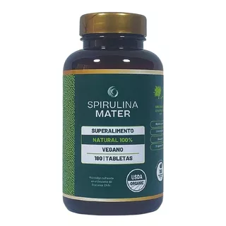 Frasco Spirulina Mater 180 Tabletas 100% Chilena