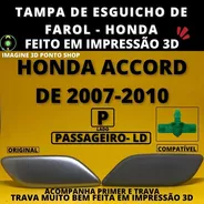 Passageiro - Tampa Lavador Farol Honda Accord 07-10 C/trava